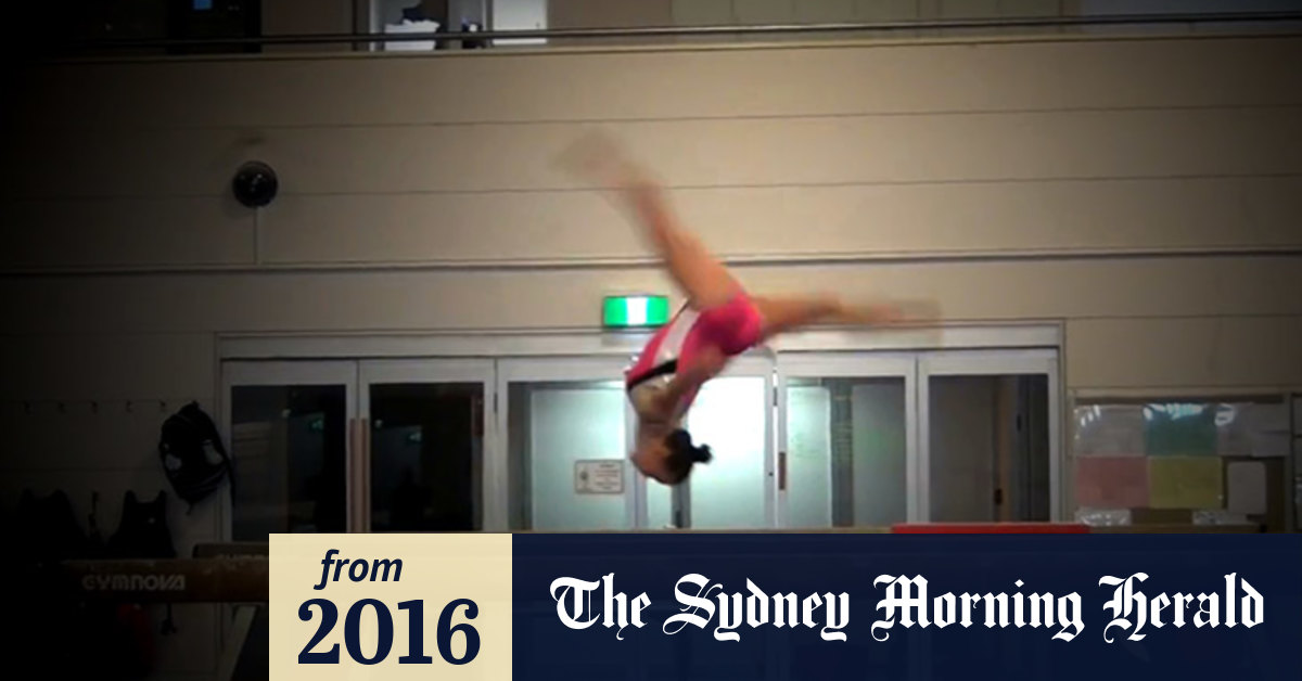 Video Australian gymnasts train for Rio Olympics selection.